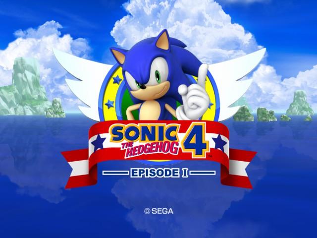 SONIC THE HEDGEHOG 4 Episode I Title Screen